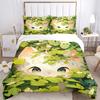 3pcs Appealing Cat Print Cover Set Ultra Soft, Breathable, and Comfortable Bedding with Stylish Design for Bedroom and Guest Room Decor 1 Cover a