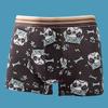 Men's Cartoon Summer Flat-Leg Antibacterial Briefs - Trendy Personality Four-Corner Shorts