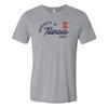 Illinois Fighting Illini Sunshine Script Canvas Triblend T Shirt - Athletic Grey