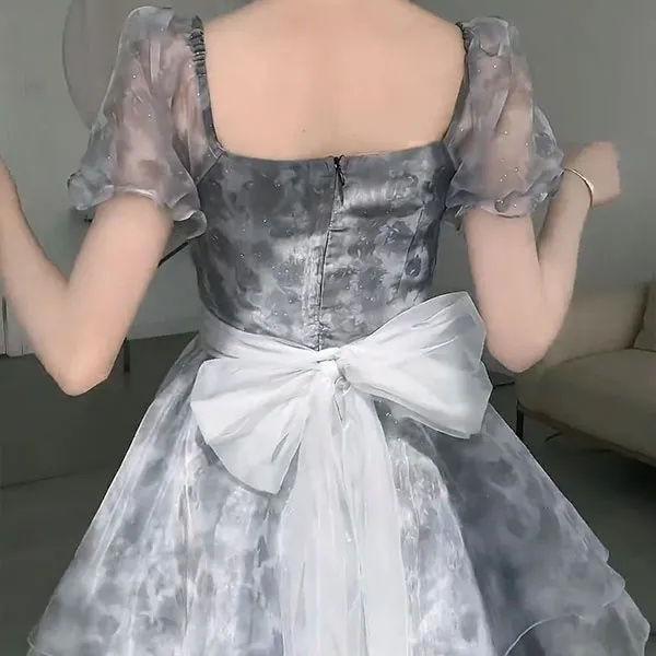 2025 Summer French Fashion Sequin Mesh Dress: Sweet, Gentle, Slimming Style for Women