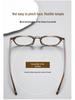 Trendy Unisex Myopia Glasses Frame with Fashionable Plano Lenses