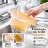 With Handle Fruit Storage Bags Leak-Proof Upright Freezer Bags  Freezer Microwave Safe
