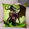 WOW Illidan Cushion Cover Decor Hot Game Hero Printed Pillow Covers for Sofa Home Pillow Case Super Soft Short Plush Pillowcase