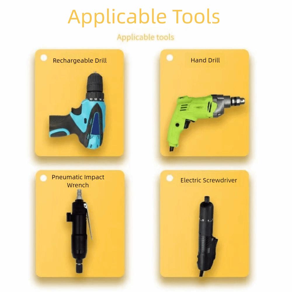 Tool Parts S2 Steel Hex Head Allen Wrench 1.5-12mm 100mm Length Allen Screwdriver Bits 1/4 Inch Screwdriver Bits Electric Drill