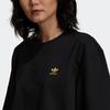 Women's T-Shirt Adidas Originals Drop Shoulder Sleeve T Shirt Women's Black