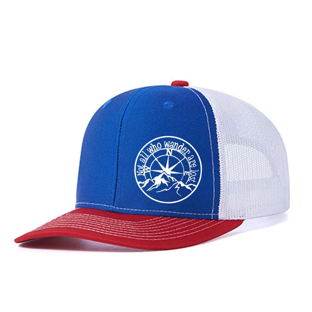 Fashion Hiphop Embroidered Cotton Baseball Cap With Adjustable Wide Brim For Casual Men Women