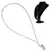 Stainless Steel Chopping Knife Pendant Necklace for Men Fashionable Necklace JewelrySilver