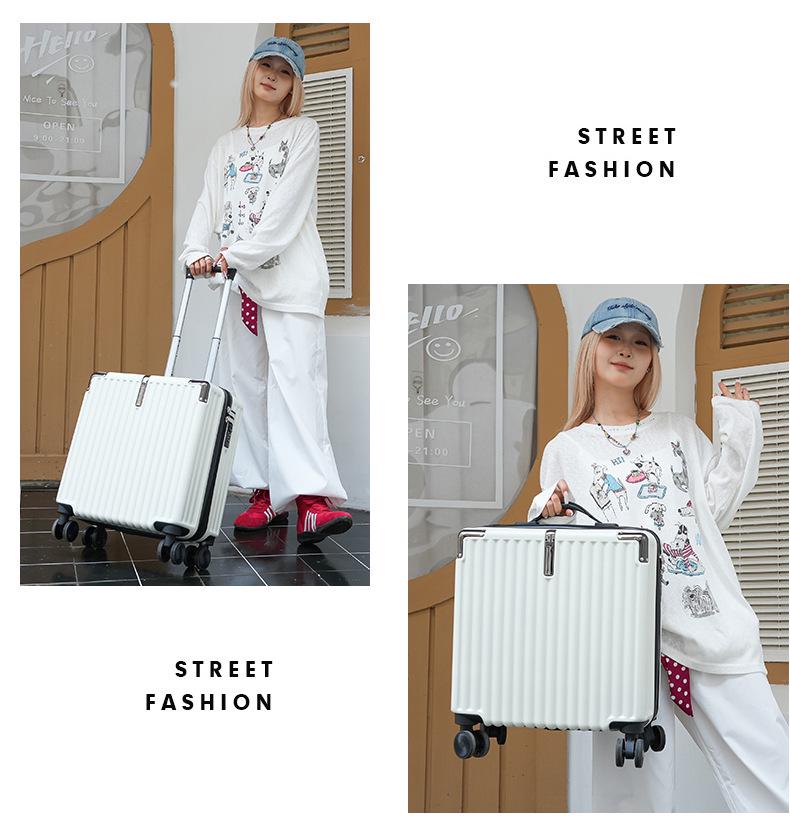 20-Inch Multifunctional Fashion Trolley Suitcase with Universal Wheels