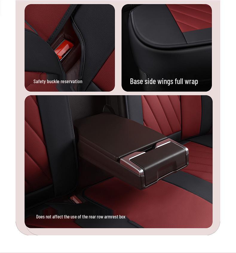 Four-Season Leather Car Seat Cover for Excelle, Corolla, Lavida, Polo, Bora, Emgrand