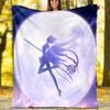 Sailor Moon Printed Throw Blanket—lightweight,soft,warm;versatile Blanket for All Seasons—perfect As &air-conditioning Throw,nap Blanket