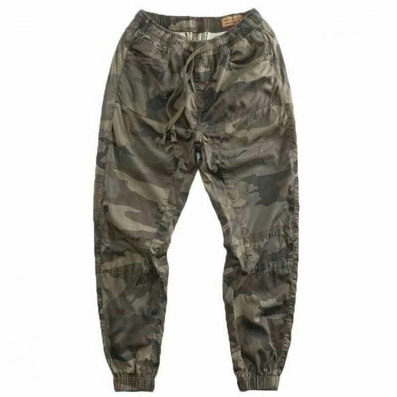Men's Trendy Camouflage Nine-Point Overalls - 2023 Spring/Summer Korean Style