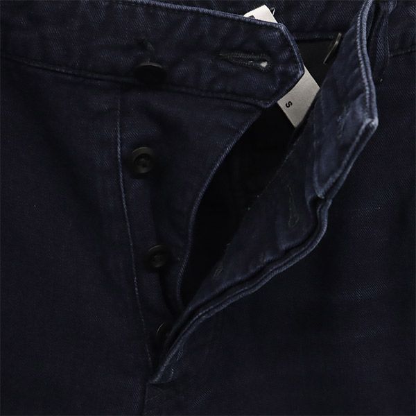 MARGARET HOWELL MHL. Button fly Straight denim pants S Navy jeans Men's Used