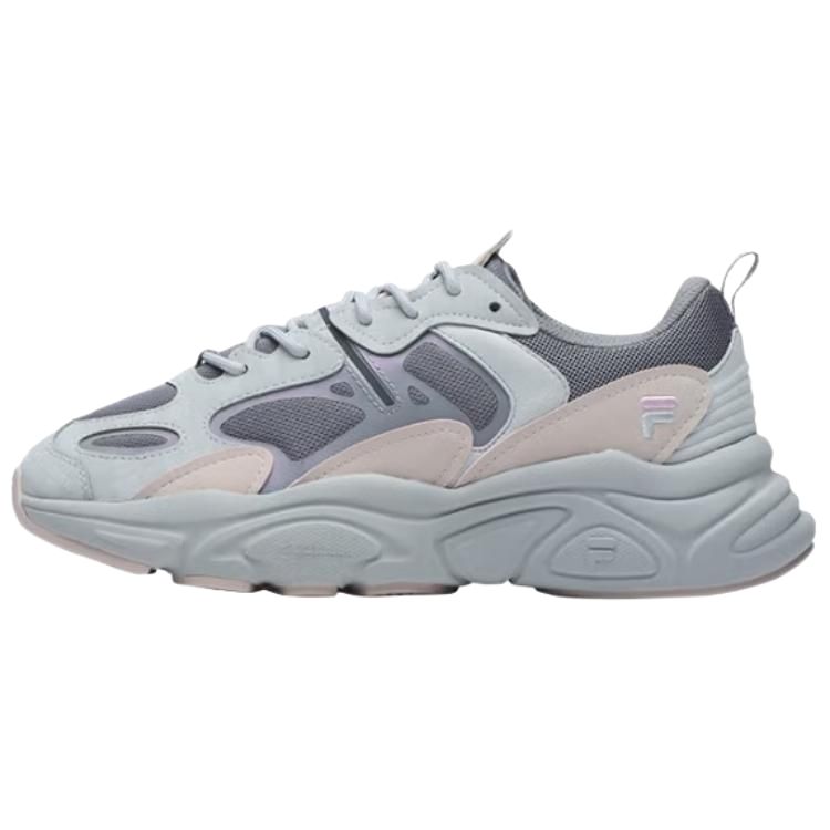 FILA Mars 2 Fabric Synthetic Leather Comfortable Soft Wear-Resistant Low-Top Casual Shoes Women sneaker Gray F52W532177FAG
