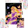 Diamond Painting Kit 5D Enchanted Princess Magical Butterfly Art DIY Cross Stitch Gift Home Decor Sparkle Dreamy Scene
