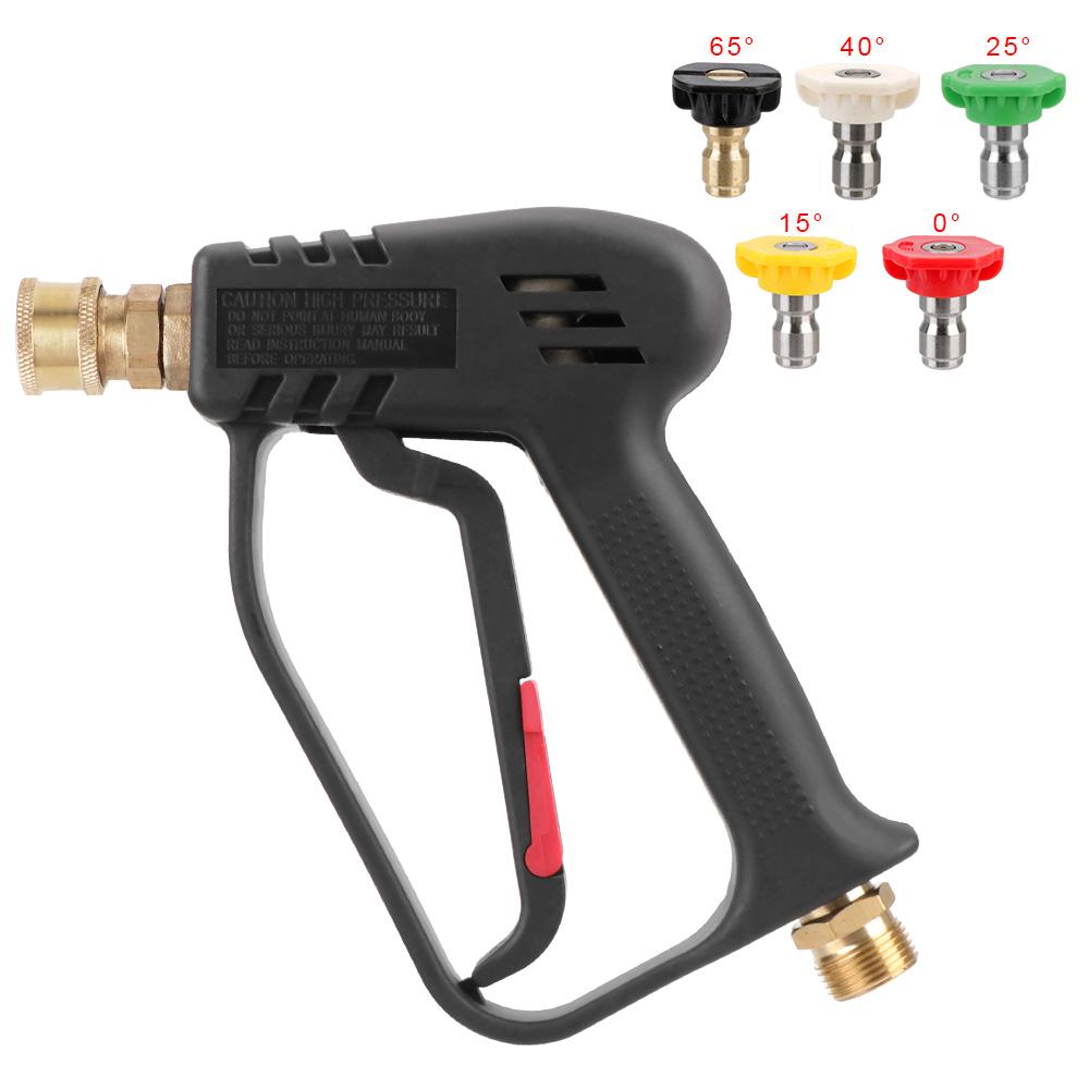 High Pressure Color Nozzle Kit with 5 Quick Connect Cleaning Water Gun for Car Cleaning 4000PSI For Karcher/Nilfisk