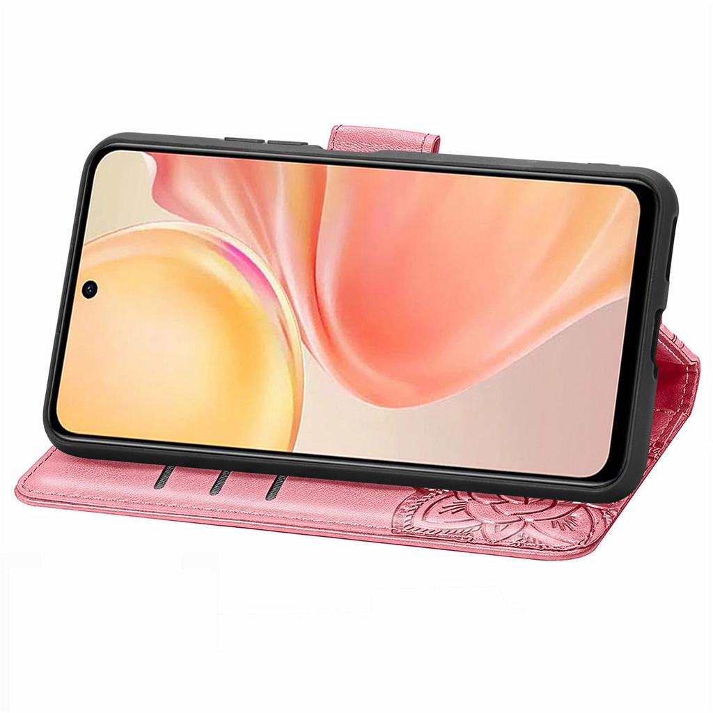 For Infinix Smart 9 4G Case PU Leather Wallet Phone Cover Butterfly Pattern