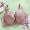 Thin Bra Women's Strapless Full Cup Soft Steel Ring Bra Adjustable Plus Size Bra Gathered and Gathered Accessory Bra