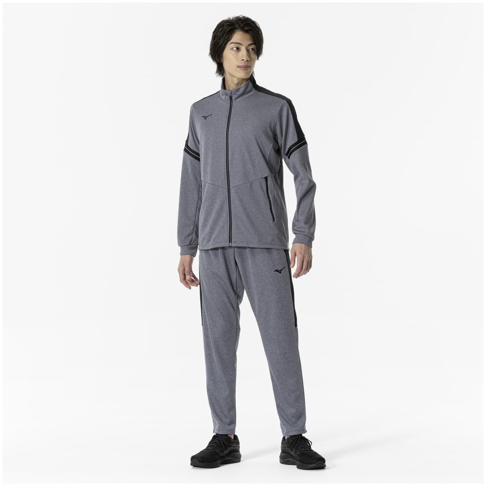 Mizuno Training Wear Soft Knit Pants 32MDA001 Charcoal Size S Heather,
