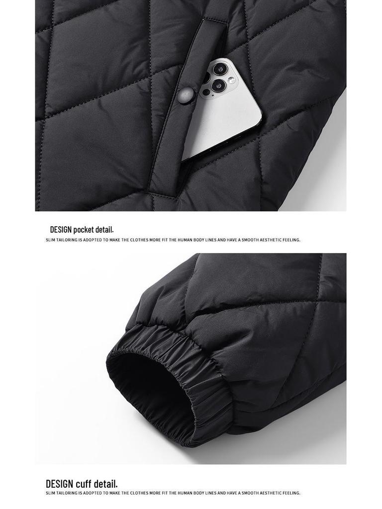 Live Broadcast Outdoor Sports Thick Warm Cotton Padded Jacket for Couples