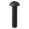 4pcs Carbon Steel Grade 10.9 Hex Socket Reverse Black Hex Bolt Left Hand Thread Screw