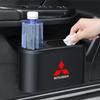 Hanging Car Trash Can Auto Emblem Garbage Box Accessories for Mitsubishi Outlander Lancer 10 9 Eclipse L200 Pajero ASX RALLIART LG3