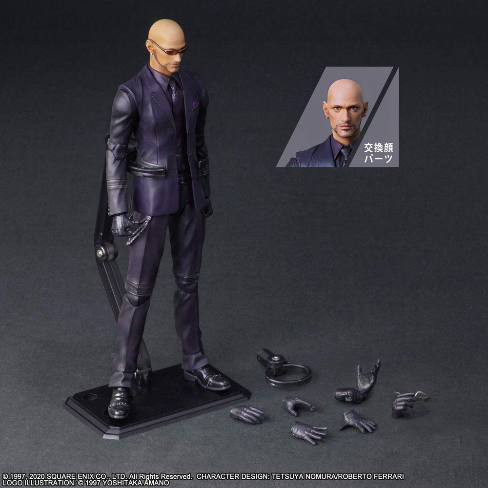 Final Fantasy VII Remake PLAY ARTS Kai Rude PVC Painted Action Figure