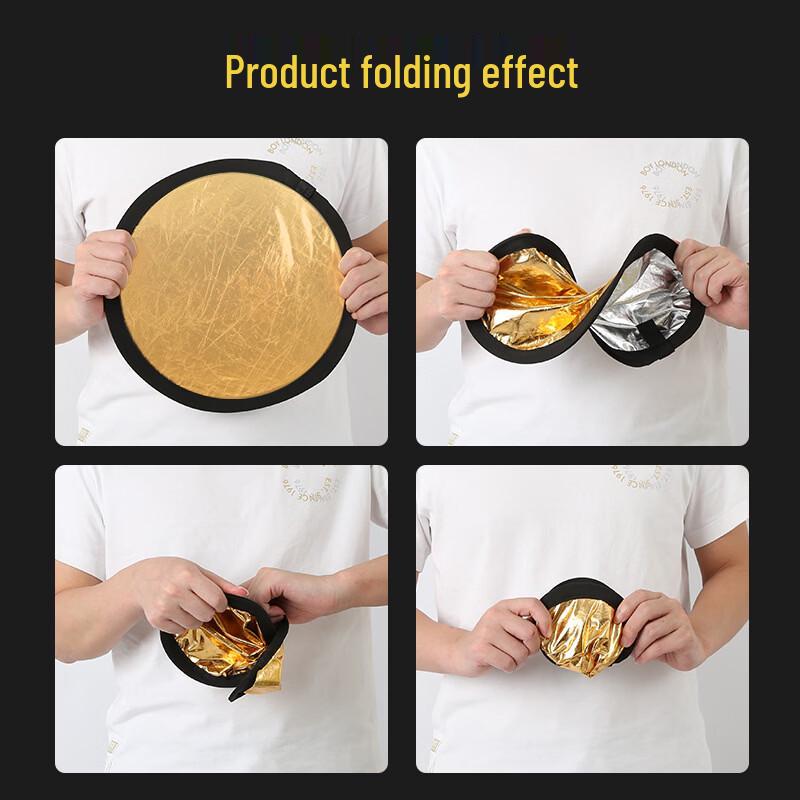 OLOEY 2-in-1 Foldable Photography Reflector