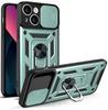 Per Custodia iPhone 13 Cover iPhone 14 Pro Custodia iPhone 13 Pro MAX Supporto ad Anello Magnetico Custodia Corazzata per Telefono Copertura Posteriore con Protezione Scorrevole per Fotocamera