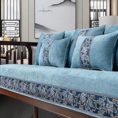 Sofa Cushion New Chinese Style Non-Slip Cover Cover Simple Four Seasons Universal High-End Fashion Backrest Towel Cushion Suit