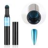 12 kolorów Air Cushion Nail Powder Pen Holograficzny proszek do paznokci z efektem lustrzanym