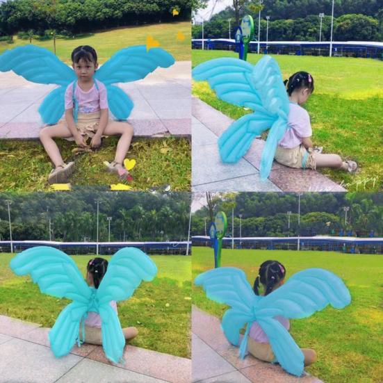 5Pcs Wings Balloons Creative No Leaks Exquisite Anti-deform Lightweight Decorative Aluminum Film Kids Butterfly Wings Balloons Party Supplies