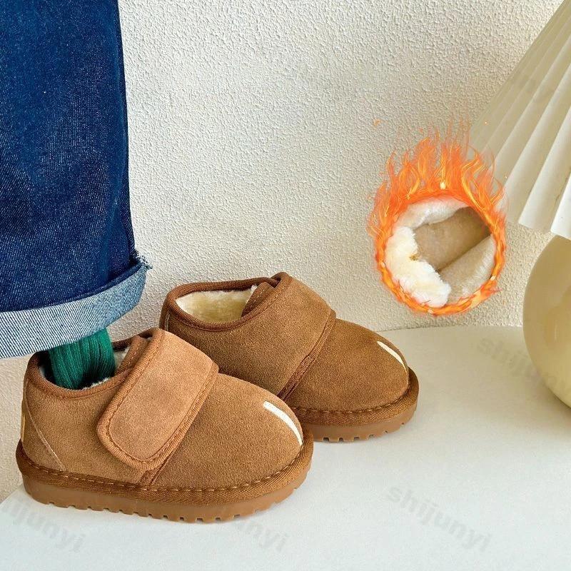 

Baby New 2025 Winter Snow Boots Warm Plush Toddler Cotton Shoes Fashion Boys Girls Anti-slip Rubber Sole Baby Infant Ankle Boots 15(Inner 10.5cm)