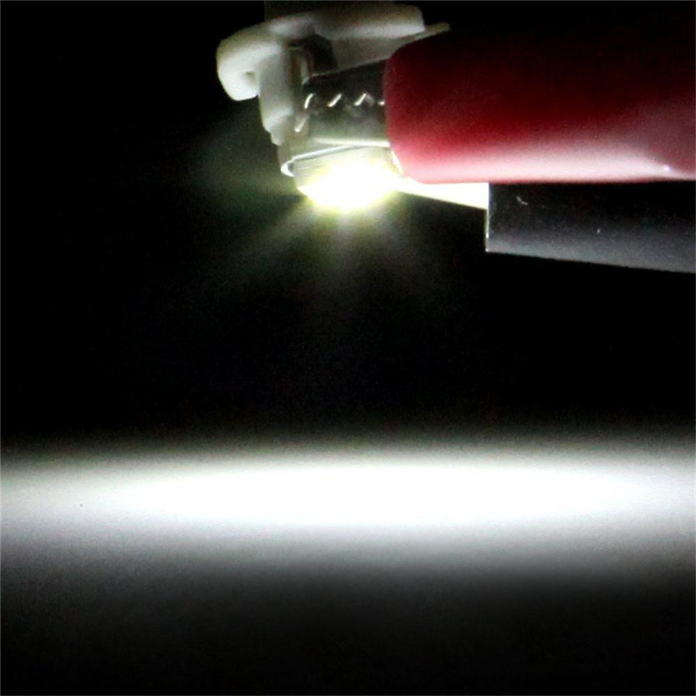 50pcs T5 5050 1SMD LED B8.5D 509T Indicator Gauge Dashboard Dash Side Lights Bulbs( Blue Yellow Red Green White Each of 10pc)