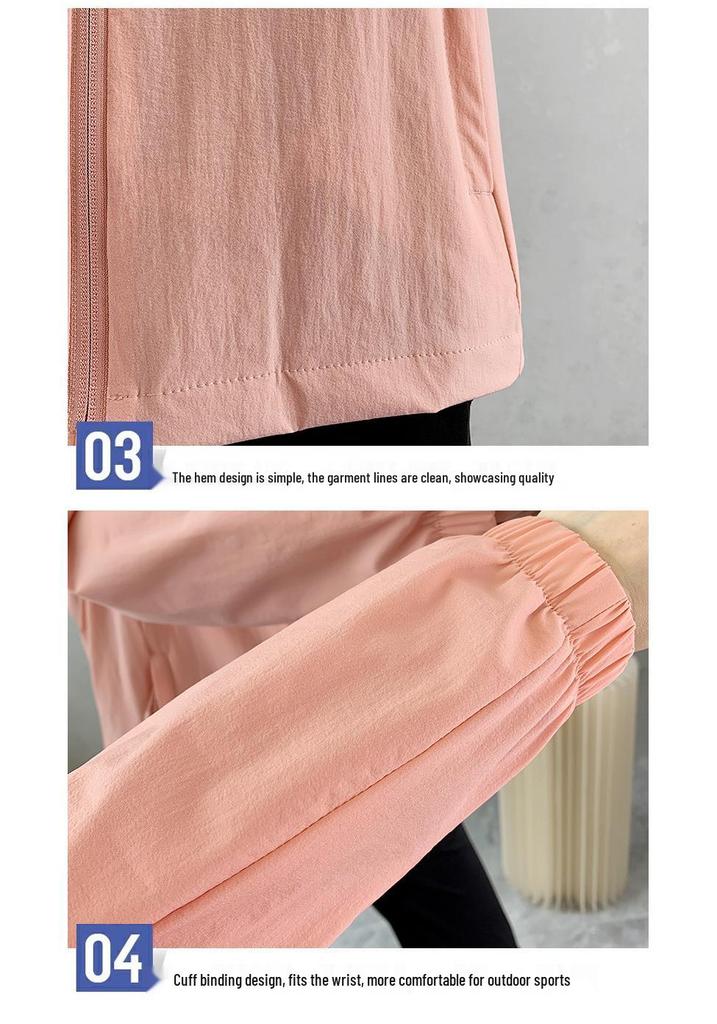 Women's Hooded Windbreaker - Breathable Mesh, Spring/Autumn Casual Jacket