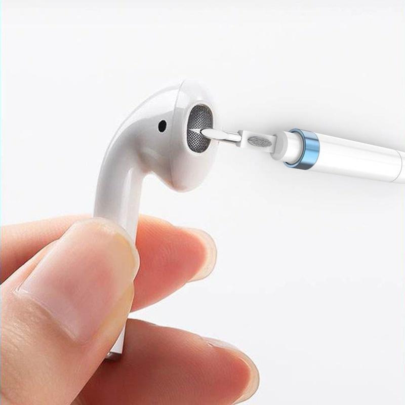New Upgraded Multi-purpose Keyboard Cleaning Brush Wireless Headphones Cleaning Pen Cleaner Tools Fit for Apple Airpods 1/2/3
