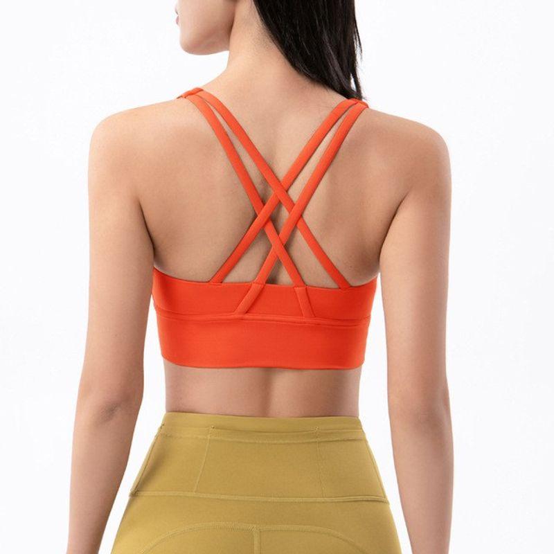 With Chest Pad Spring and Summer New Yoga Clothes Intimates Sports Push up Bras Anti-Vibation Shaping Vest Running Vest Fitness