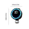 Shower LED Water Thermometer with Temperature Display for Household Water Temperature Gauge Sensing Shower Accessories