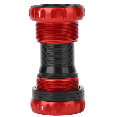 Aluminium Alloy Lightweight Mountain Bike BB Screwing In Thread Ceramics Bearing Bottom Bracket Bicycle AccessoryRed