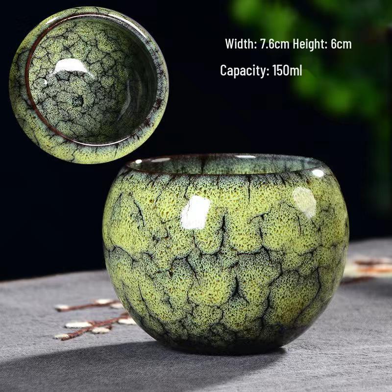 

Kiln-Fired Dragon Egg Ceramic Tumbler - Anti-scald, Hand-Warming, Large Capacity, Dragon-Shaped Teacup 150ml
