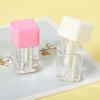 1Pc 5Ml Empty Lip Gloss Tube Clear Mini Refillable Lip Balm Bottles With Rubber Inserts