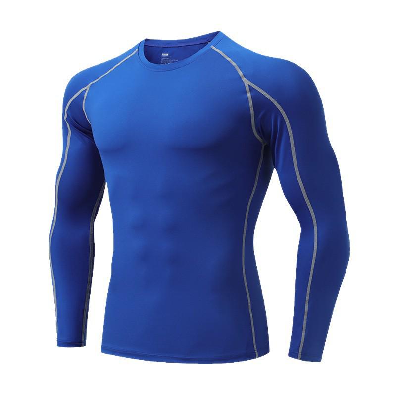Men's Quick-Dry Breathable Long Sleeve Compression Workout Shirt