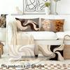 Abstract Swirl Pattern Pillowcase Suitable For Sofa Bedroom Car Pillow Cover Cushion Rectangular Back Cushion
