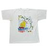 Vintage Single Stitch T-Shirt Mens Womens Tees Top Caribbean Graphic Print USA White Mens