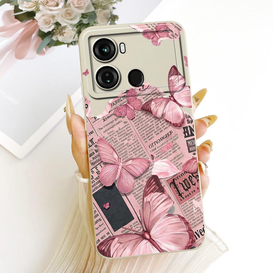 For Itel P40 Case P662L Cute Cat Panda Cartoon Cover Shockproof Soft TPU Phone Case For Itel P40 Plus P683L P 40 ItelP40 + Shell