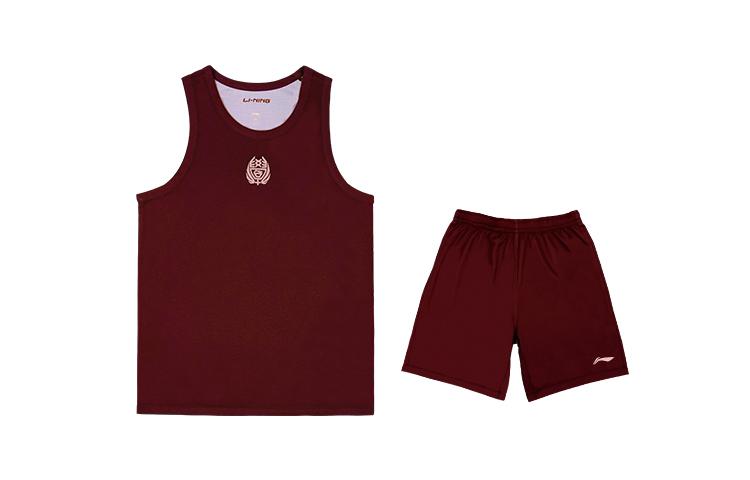 Li Ning Basketball Suit Men s Red YATU041-4 165
