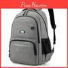 Unisex Casual Letter Backpack With Breathable Design For Travel And School Use