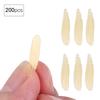 200pcs 17mm Small Artificial Maggot Grub Soft Lure LifE like Worms Fishing Baits