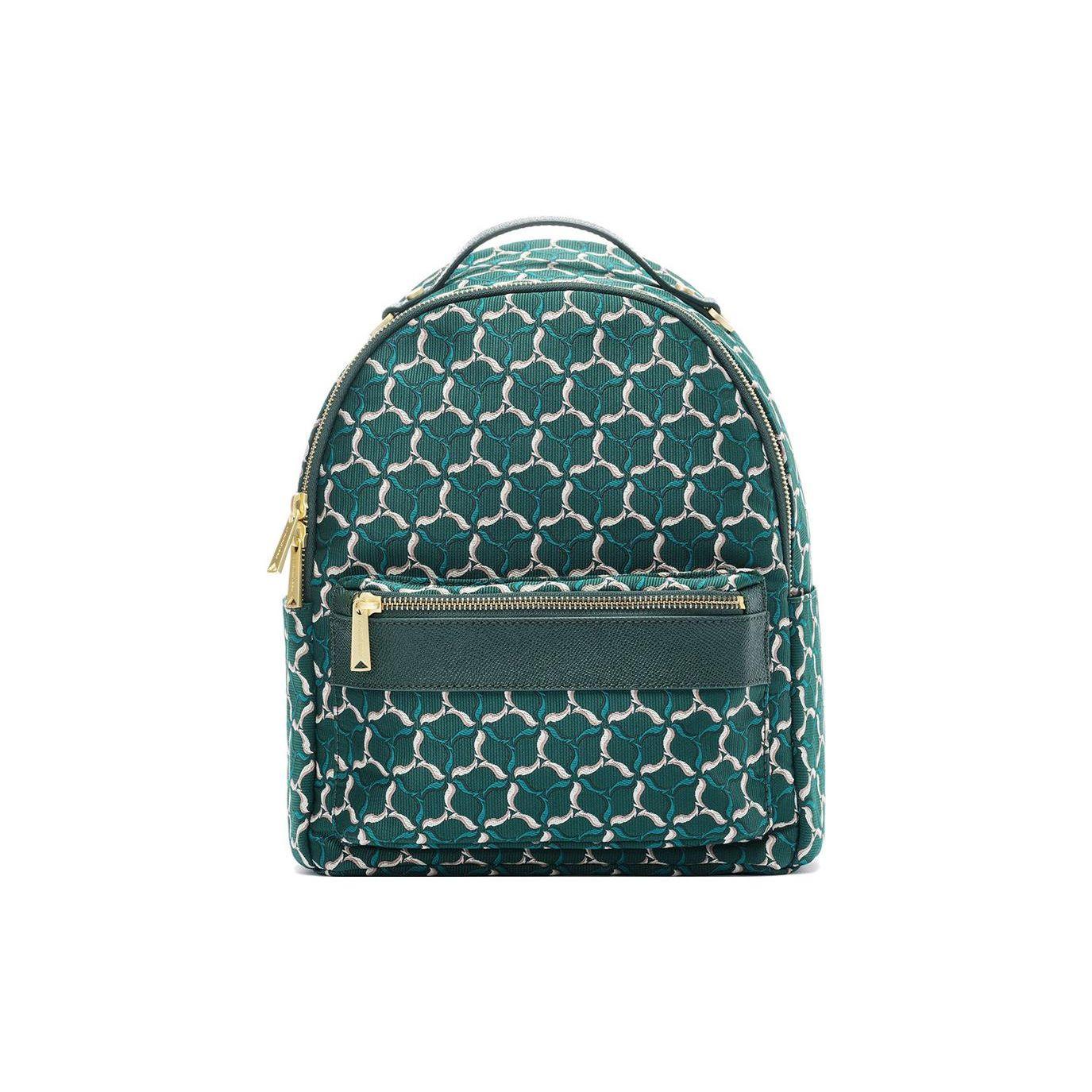 

Li-Ning Casual Retro Floral Zipper Fabric Backpack Unisex Backpack Dark-Green ABDS697-1000 Jasper