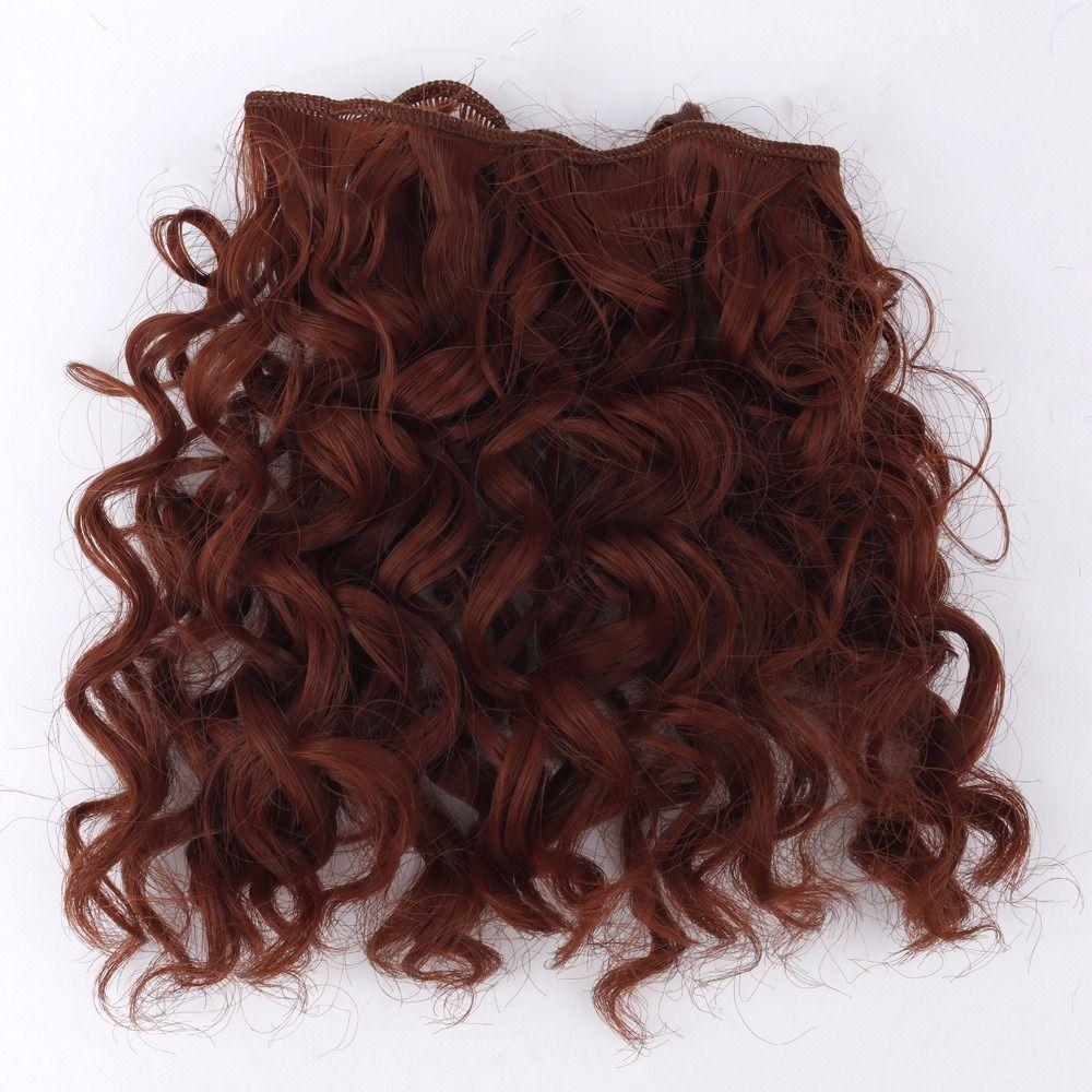 

Імітація Рол Bjd DIY Кучеряве Коротке Волосся Високотемпературне Волосся для Ляльки Bjd Перука DIY SD Лялька Style 8