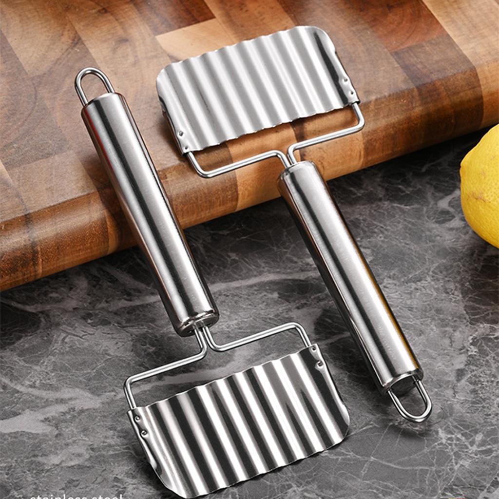 Potato Wavy Edged Tool Stainless Steel Kitchen Gadget Vegetable Fruit Cutting